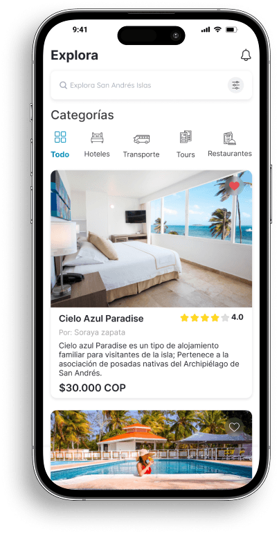 Mobile app mockup